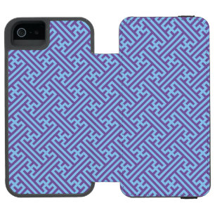 Capa Carteira Incipio Watson™ Para iPhone 5 Padrão Sayagata, Japonês, Roxo e Azul