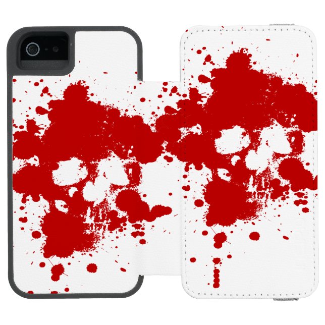 Capa Carteira Para iPhone, Incipio Paint Skull (Fólio aberto)