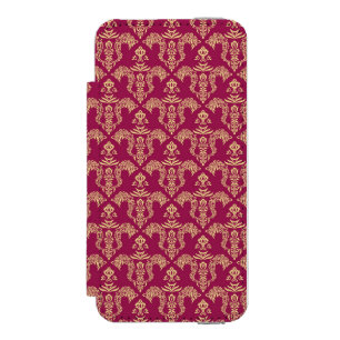 Capa Carteira Incipio Watson™ Para iPhone 5 Papel de parede 4 do damasco