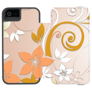 Capa Carteira Incipio Watson™ Para iPhone 5 Papel de parede flores 8
