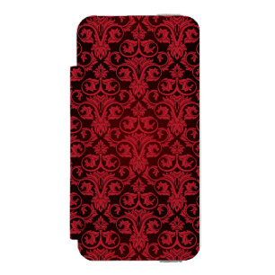 Capa Carteira Incipio Watson™ Para iPhone 5 Papel de parede vermelho 2