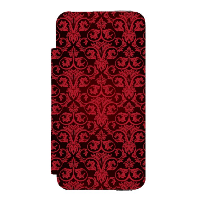 Capa Carteira Para iPhone, Incipio Papel de parede vermelho 2 (Frente do fólio)