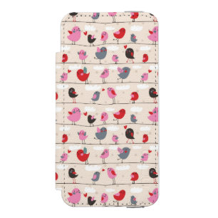 Capa Carteira Incipio Watson™ Para iPhone 5 Pássaros no amor