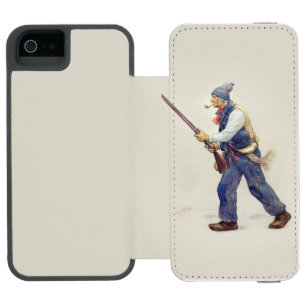 Capa Carteira Incipio Watson™ Para iPhone 5 Patriota Rebelião de Quebec 1837-1838 Henri Julien
