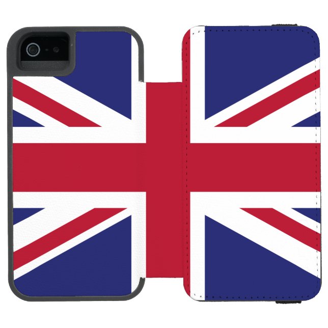 Capa Carteira Para iPhone, Incipio Patriotic United Kingdom Flag (Fólio aberto)
