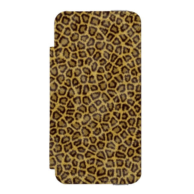 Capa Carteira Para iPhone, Incipio Pele do leopardo (Frente do fólio)