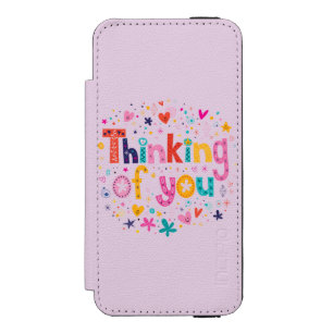 Capa Carteira Incipio Watson™ Para iPhone 5 Pensamento de você