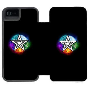 Capa Carteira Incipio Watson™ Para iPhone 5 Pentagrama do Wiccan