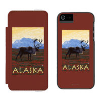 Poster das viagens vintage de AlaskaCaribou