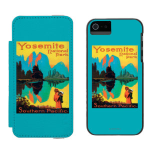 Capa Carteira Incipio Watson™ Para iPhone 5 Poster do turista - parque nacional de Yosemite,