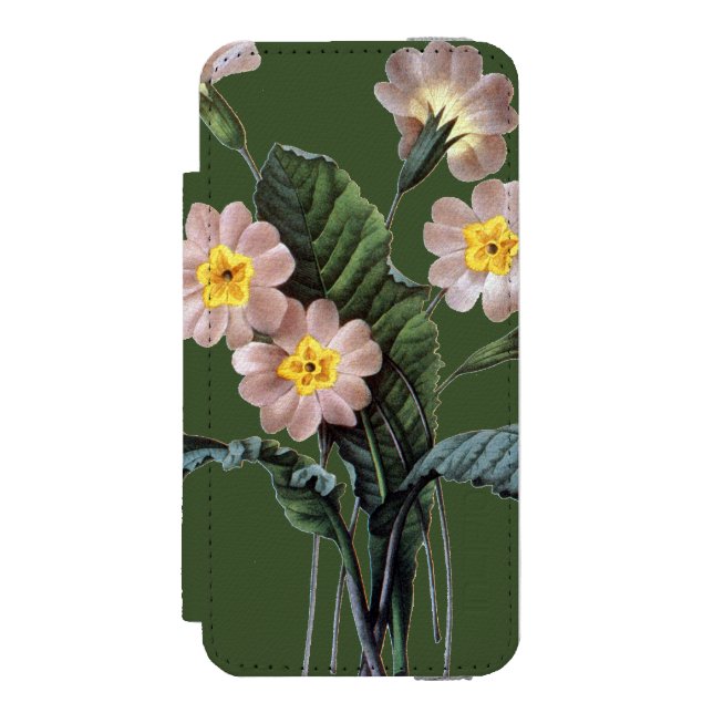 Capa Carteira Para iPhone, Incipio Prímula (Primula Aucalis) (Frente do fólio)