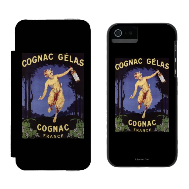 Capa Carteira Para iPhone, Incipio Promocional PosterFrance de FranceCognac Gelas (Lado a lado)