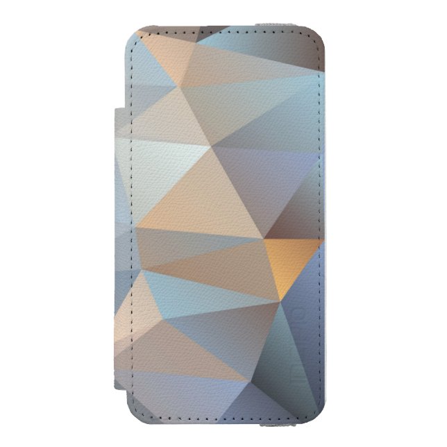 Capa Carteira Para iPhone, Incipio Refrigere o teste padrão abstrato do triângulo (Frente do fólio)
