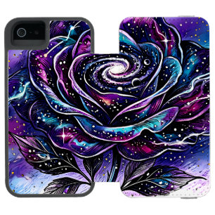 Capa Carteira Incipio Watson™ Para iPhone 5 Rosa Galáxia Celestial Nebulosa Espiral Produto Pe