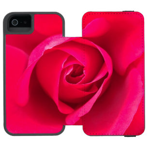 Capa Carteira Incipio Watson™ Para iPhone 5 Rosa Vermelha Romântica v2