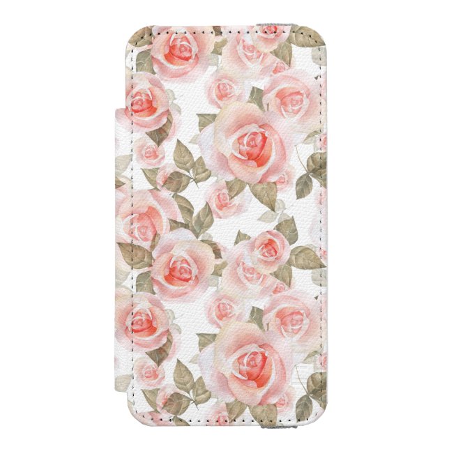 Capa Carteira Para iPhone, Incipio Rosas (Frente do fólio)