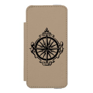 Capa Carteira Incipio Watson™ Para iPhone 5 Símbolo: Compasso