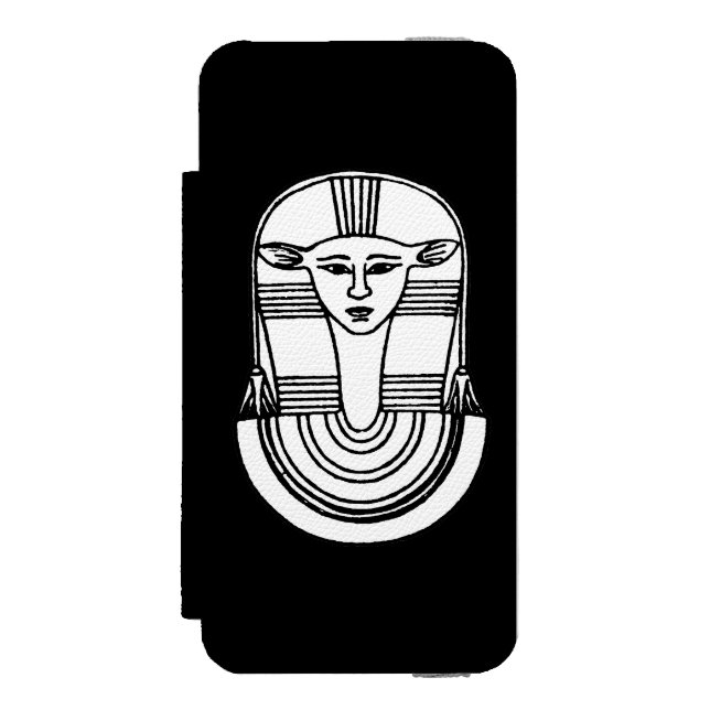 Capa Carteira Para iPhone, Incipio Símbolo egípcio: Hathor (Frente do fólio)