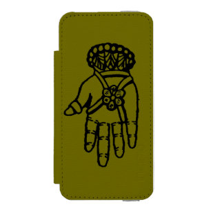 Capa Carteira Incipio Watson™ Para iPhone 5 Símbolo islâmico: Hamsa