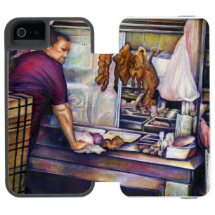 Capa Carteira Incipio Watson™ Para iPhone 5 Singapura com Beijo Sun