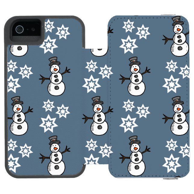 Capa Carteira Para iPhone, Incipio Snowman (Fólio aberto)