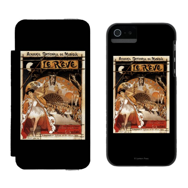 Capa Carteira Para iPhone, Incipio Teatro da ópera do desempenho de Le Reve Balé (Lado a lado)