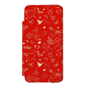 Capa Carteira Incipio Watson™ Para iPhone 5 Teste padrão 2 dos namorados