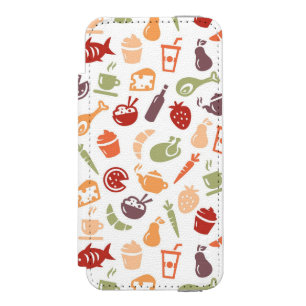 Capa Carteira Incipio Watson™ Para iPhone 5 Teste padrão 3 da comida