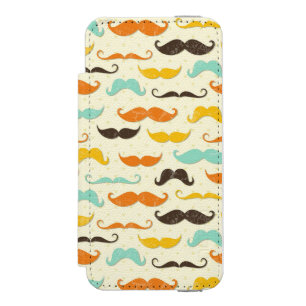 Capa Carteira Incipio Watson™ Para iPhone 5 Teste padrão 3 do bigode