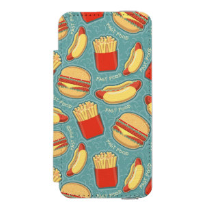 Capa Carteira Incipio Watson™ Para iPhone 5 Teste padrão 3 do fast food