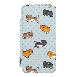 Capa Carteira Incipio Watson™ Para iPhone 5 teste padrão com gatos engraçados
