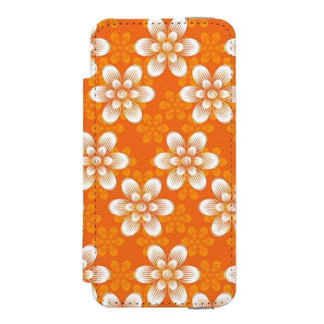 Capa Carteira Para iPhone, Incipio Teste padrão de flores (Frente do fólio)