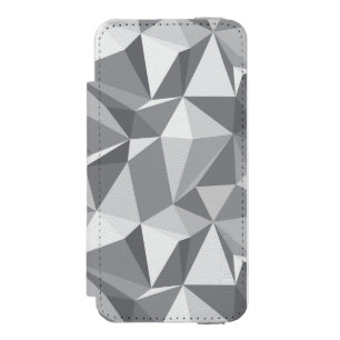 Capa Carteira Incipio Watson™ Para iPhone 5 Teste padrão do diamante - polígono abstrato