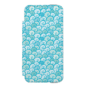 Capa Carteira Incipio Watson™ Para iPhone 5 Teste padrão do mar