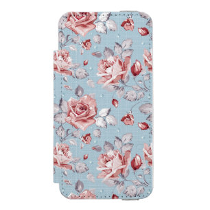 Capa Carteira Incipio Watson™ Para iPhone 5 Teste padrão do papel de parede da elegância dos