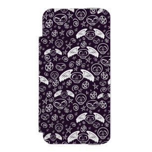 Capa Carteira Incipio Watson™ Para iPhone 5 Teste padrão do "Voodoo"