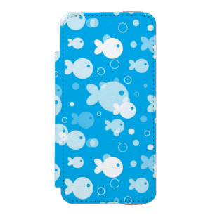 Capa Carteira Incipio Watson™ Para iPhone 5 teste padrão dos peixes