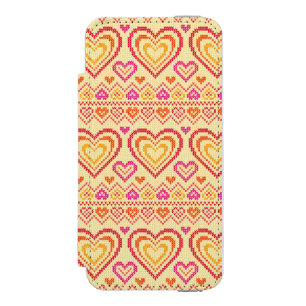 Capa Carteira Incipio Watson™ Para iPhone 5 Teste padrão feito malha dia dos namorados