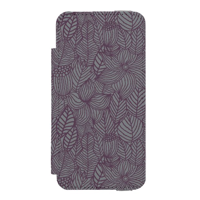 Capa Carteira Para iPhone, Incipio Teste padrão floral 3 (Frente do fólio)