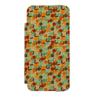 Capa Carteira Incipio Watson™ Para iPhone 5 Teste padrão geométrico retro 4