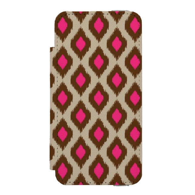 Capa Carteira Para iPhone, Incipio Teste padrão moderno do ikat (Frente do fólio)