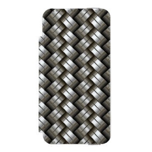 Capa Carteira Incipio Watson™ Para iPhone 5 Teste padrão tecido do metal