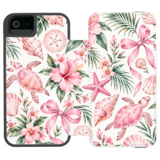 Capa Carteira Incipio Watson™ Para iPhone 5 Título: Estojo de Telefone com Carteira Tartaruga