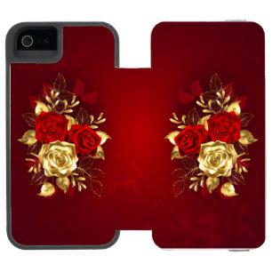 Capa Carteira Incipio Watson™ Para iPhone 5 Três Rosas de joalharia