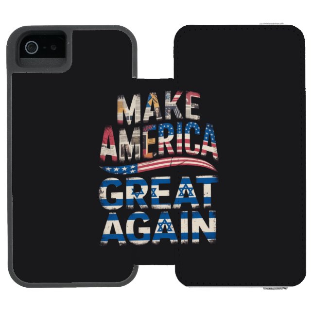 Capa Carteira Para iPhone, Incipio Vamos fazer a América grande novamente (Fólio aberto)
