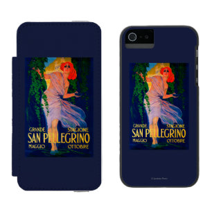 Capa Carteira Incipio Watson™ Para iPhone 5 Vintage PosterEurope de San Pellegrino