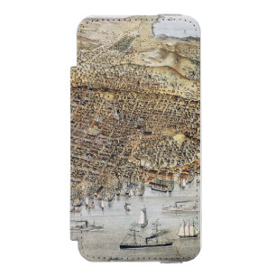 Capa Carteira Incipio Watson™ Para iPhone 5 Vista de San Francisco, 1878