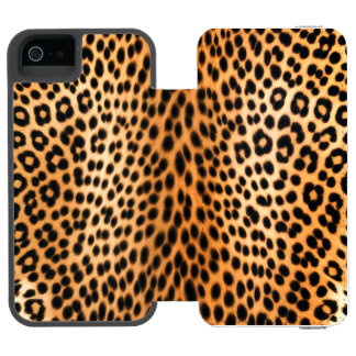 Capa Carteira Incipio Watson™ Para iPhone 5 Wild Leopard Energy – Bold Animal Print Fashion