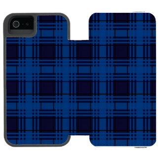 Capa Carteira Incipio Watson™ Para iPhone 5 Xadrez Azul Joia