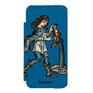 Capa Carteira Incipio Watson™ Para iPhone 5 Zodíaco: Aquário, 1482